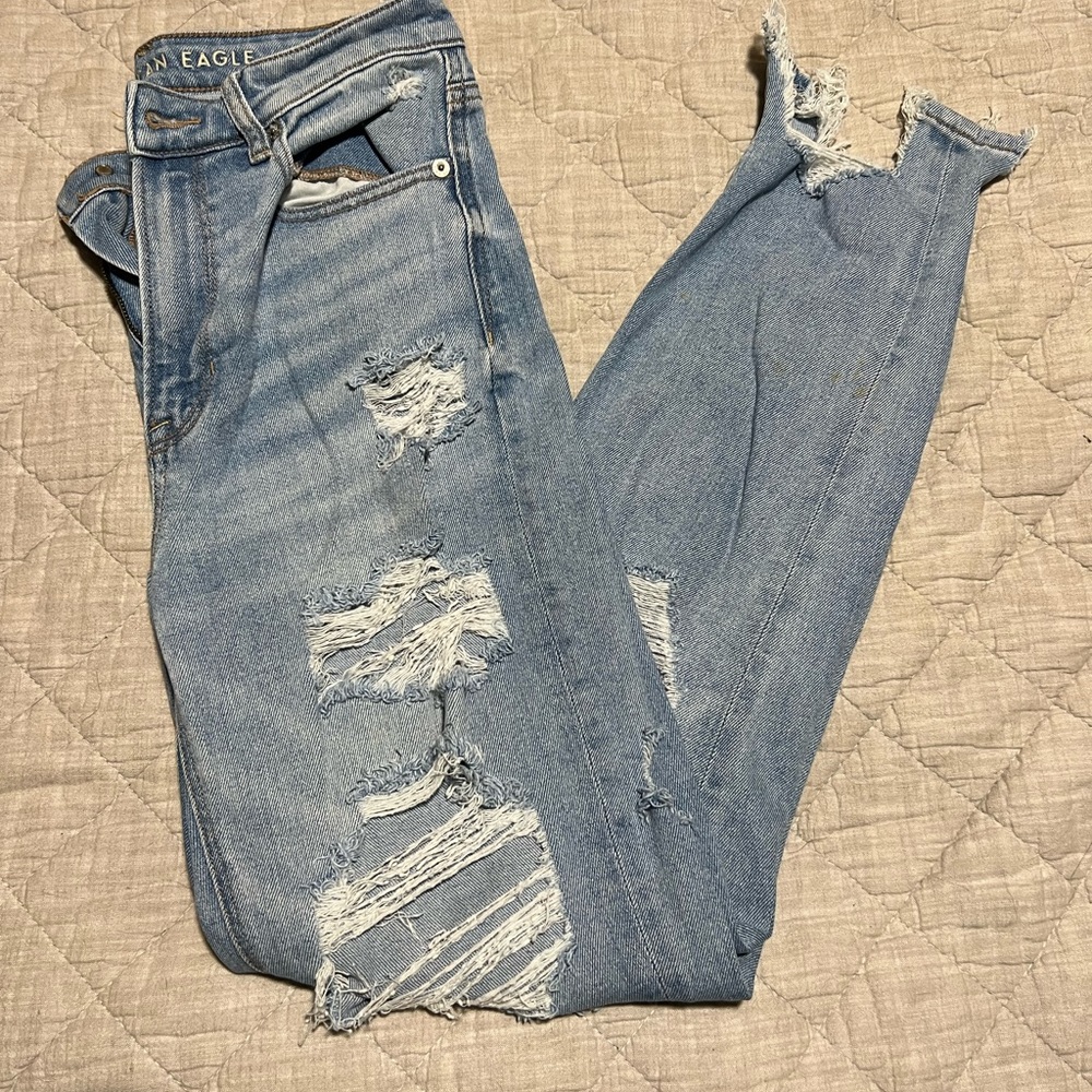 American Eagle holy skinny jeans